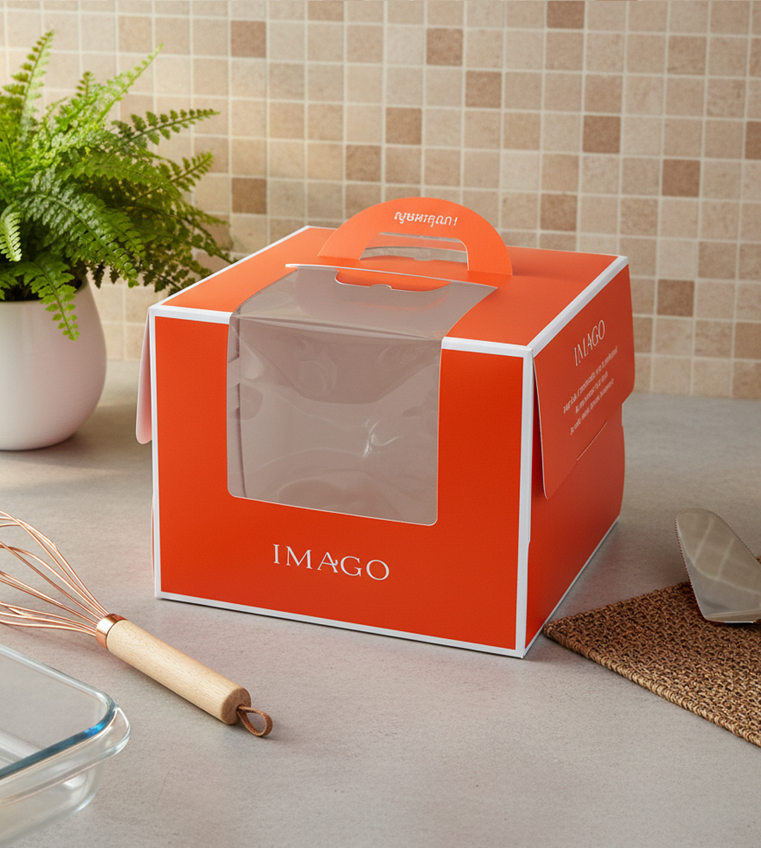 HỘP BÁNH KEM ĐỘC QUYỀN GIẤY IVORY