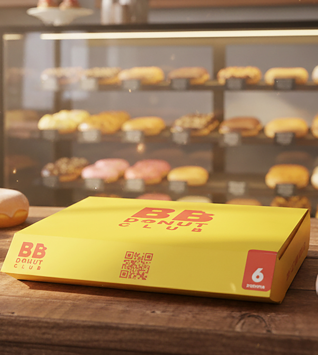 HỘP BÁNH IVORY DONUT